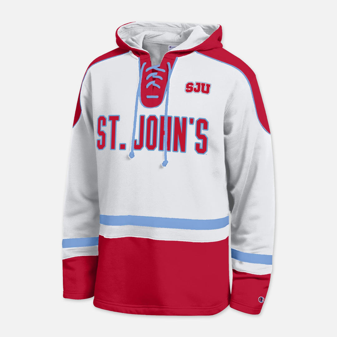CHAMPION HOCKEY HOOD SWEATSHIRT ST. JOHN'S SJU