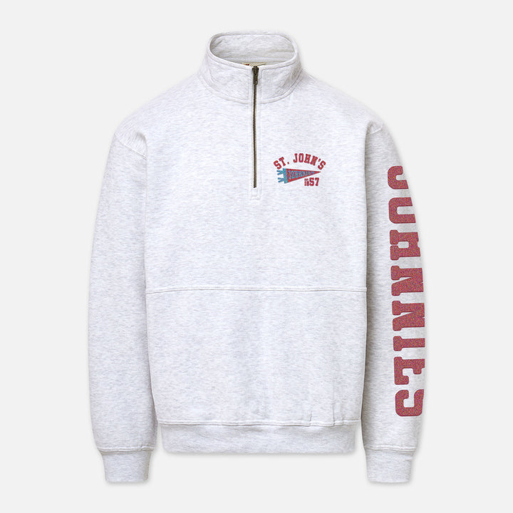 1/4 ZIP ST. JOHN'S ARM HIT JOHNNIES