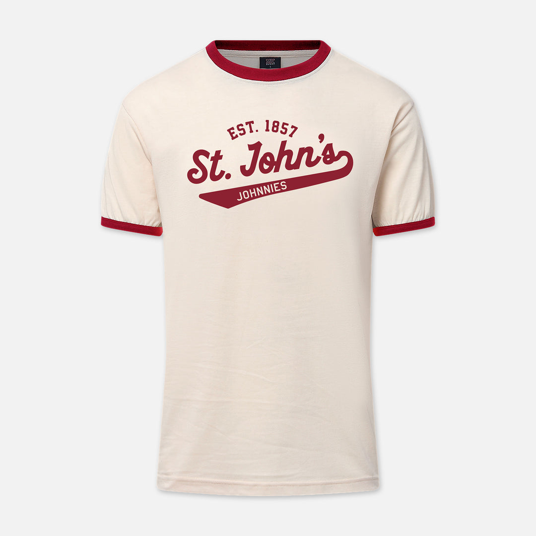 SHORT SLEEVE RINGER TSHIRT ST. JOHN'S JOHNNIES