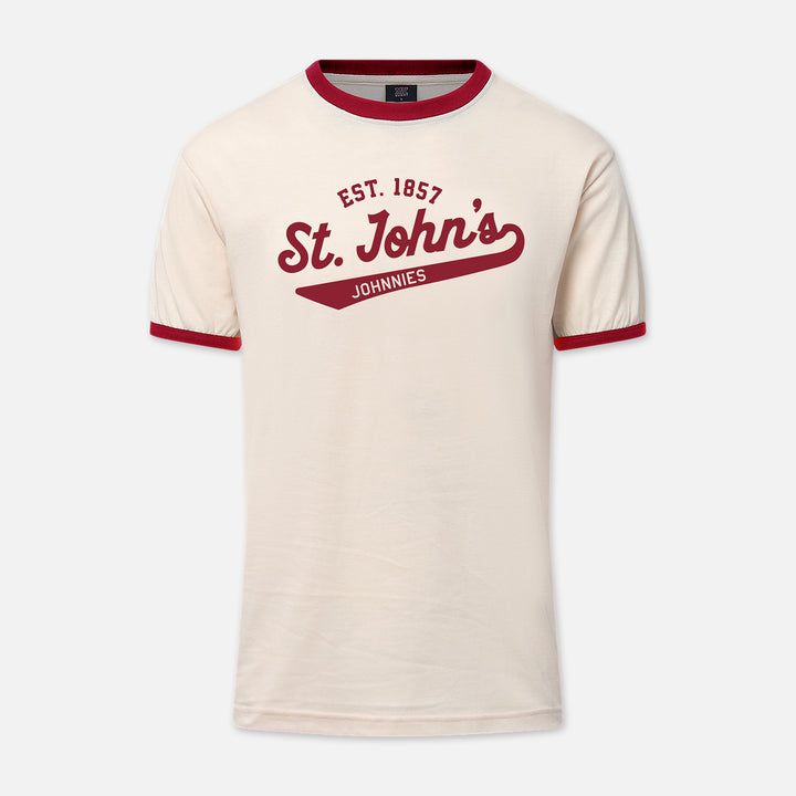 SHORT SLEEVE RINGER TSHIRT ST. JOHN'S JOHNNIES